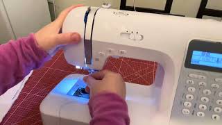 Aufspulen und einfädeln CARINA Diamond Nähmaschine #carina #nähmaschine #einfädeln