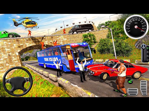 Police Prisoner Transport Bus Driver - Indian Cop Ultimate Bus Simulator: Android Gameplay #1