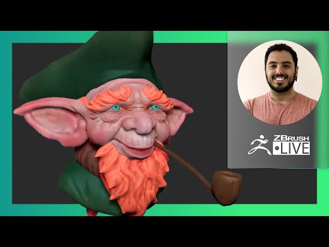 Create a Leprechaun #withme! - José Rosales - ZBrush 2021.6