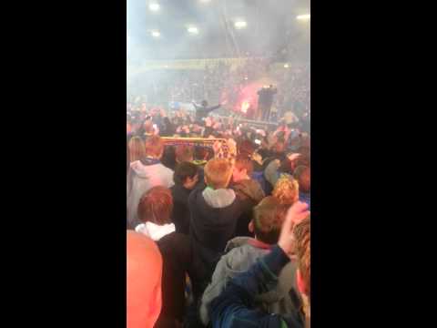 Ontvangst spelers Cambuur Leeuwarden