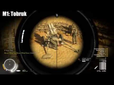 Sniper Elite 3 - ALL Long Shots - A Shot in the Dark Trophy/Achievement guide