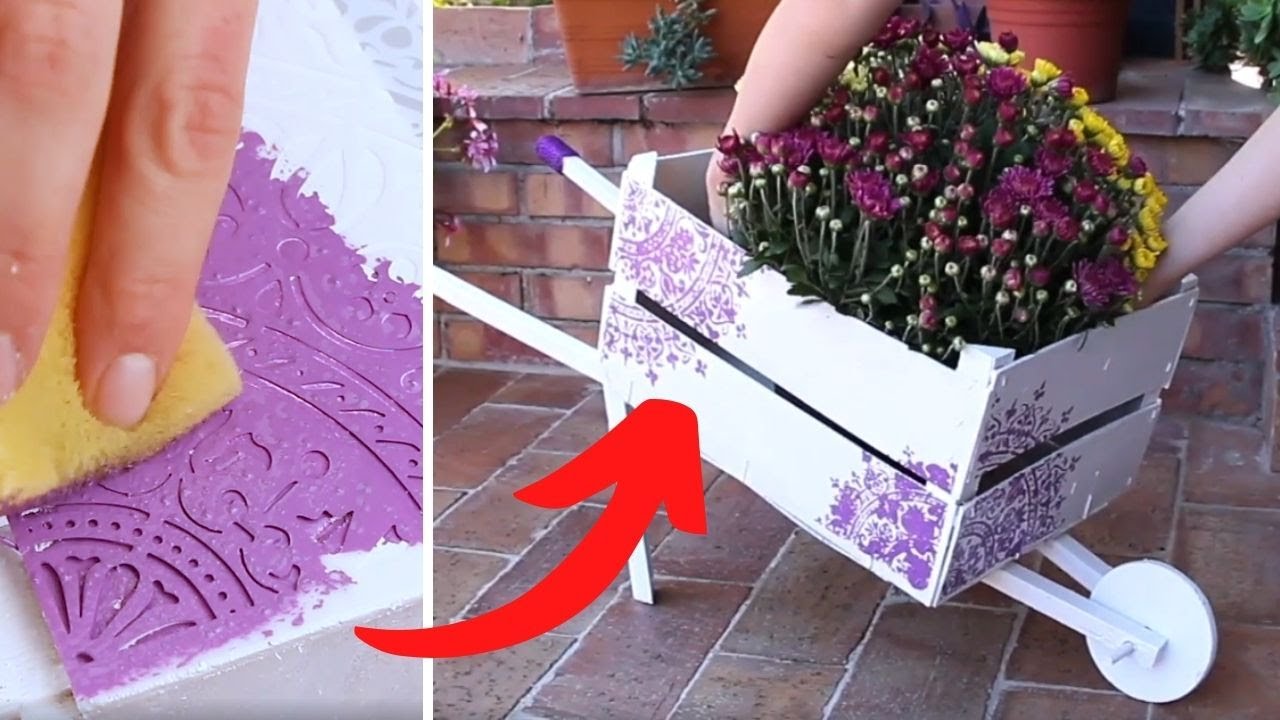 Come realizzare una carriola fioriera fai da te