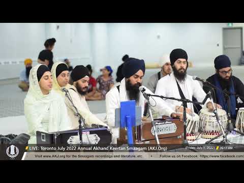 053 Bhai Sangatren Singh Jee Ludhiana - Friday PM - Toronto July 2022 Annual Akhand Keertan Smaagam