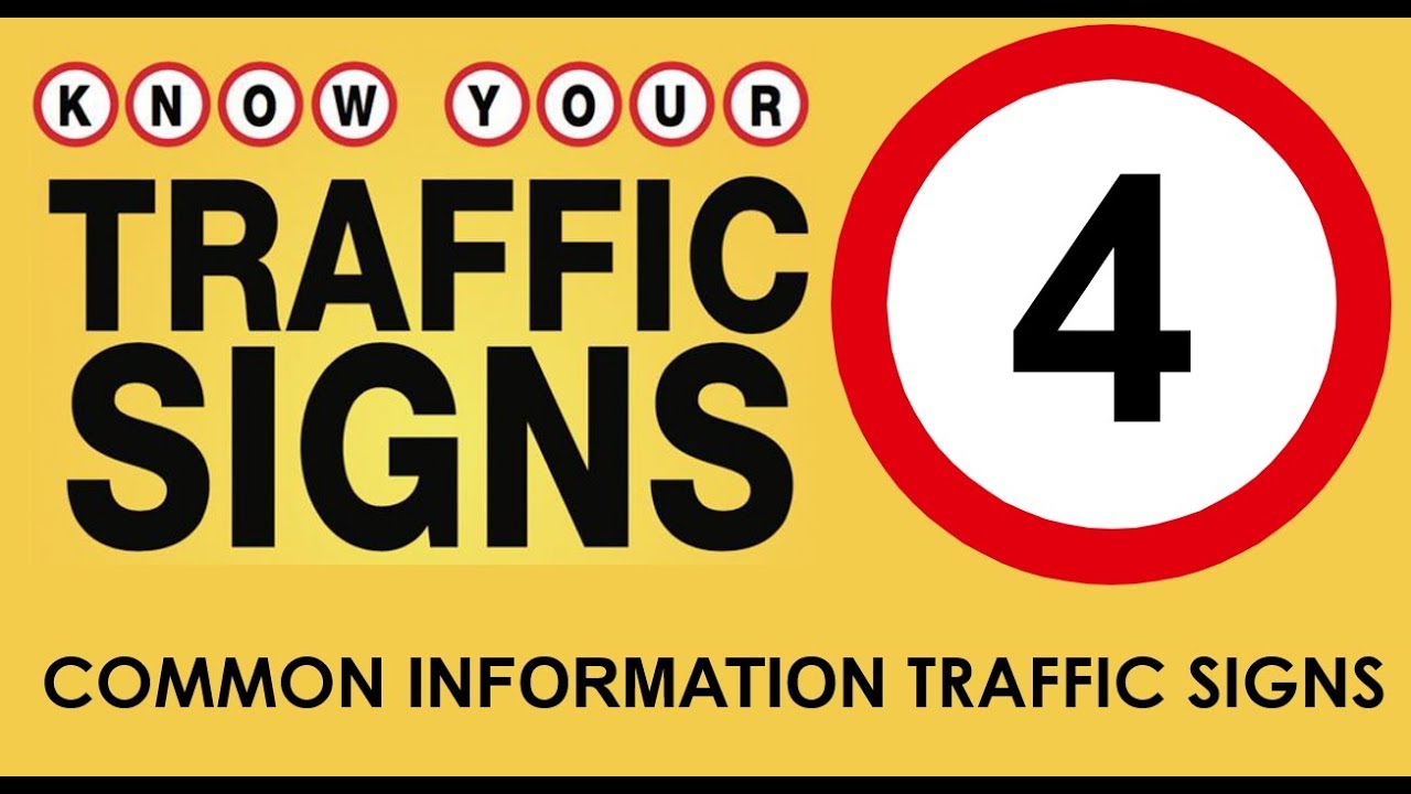 Know Your Traffic Signs: Common Information Signs