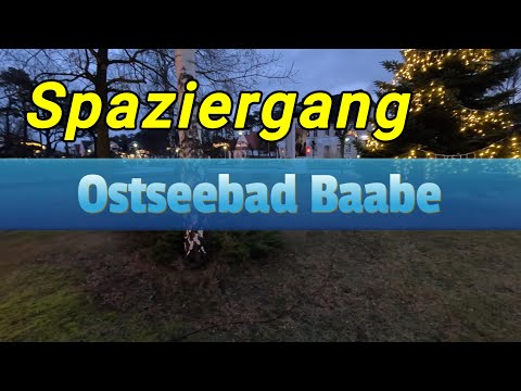 Insel Rügen: Spaziergang Ostseebad Baabe (4K Walk)