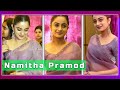 Namitha Pramod Hot Photos In Transparent Saree