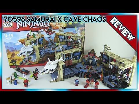 LEGO Ninjago 70596 Samurai X Cave Chaos REVIEW