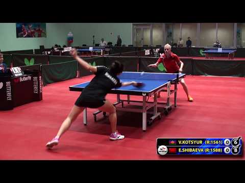 1.KOTSYUR - SHIBAEVA #MOSCOW #Championships #RUSSIAN #tabletennis #настольныйтеннис
