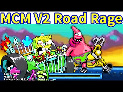 Friday Night Funkin': MCM V2 Road Rage Playable [Diesel Spongebob] FNF Mod/Mistful Crimson Morning