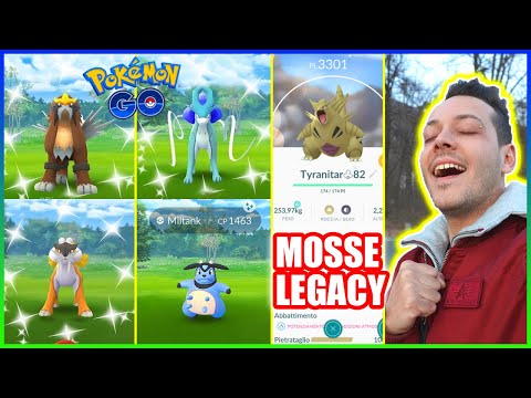 SHINY MILTANK, MOSSE LEGACY & ENTEI, RAIKOU, SUICUNE (Evento Johto) - Pokémon GO ITA