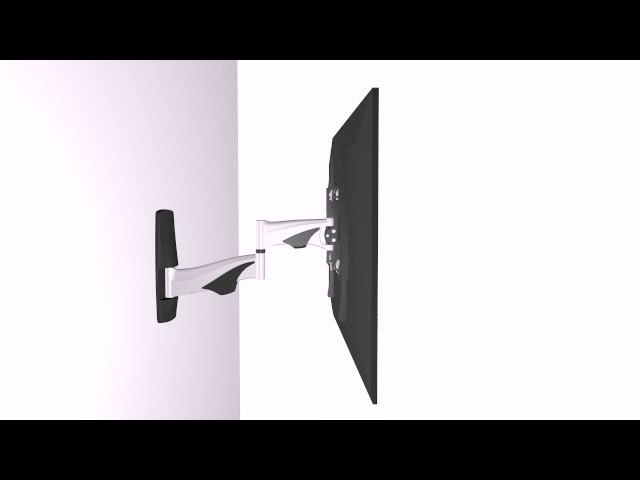 Vidéo teaser pour Elegant Aluminium Full-motion TV Wall Mount, Xantron TOPLINE-442-S