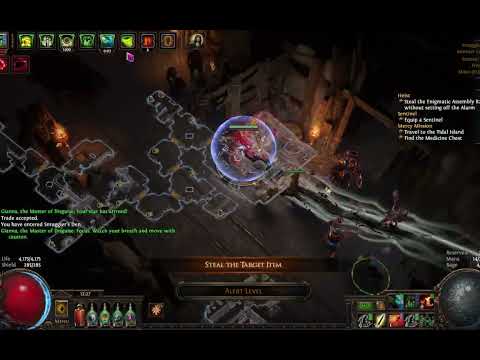 Fastest Heist Runner Build 3.18 Deception Contract Showcase Path of Exile