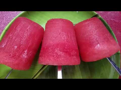 Watermelon Ice cream / No silver paper / No Ice cream stick / No Ice cream mould