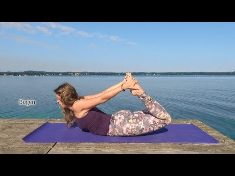 Yogahaltung Dhanurasana, der Bogen: auf was du in der Pose achten solltest