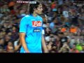 Barcellona - Napoli : Lo strepitoso goal in rovesciata annullato a Cavani commento  Carlo Alvino