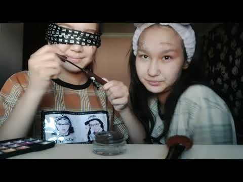 Макияж закрытыми глазами 😻😱