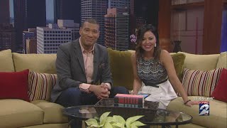 Micheal Yo on the couch with Jennifer Reyna