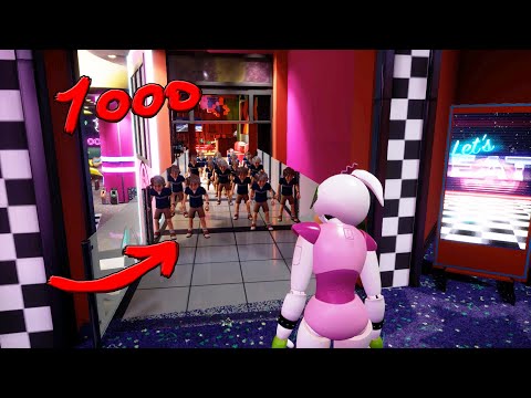 Can Glamrock Chica Catch 1000 GREGORY? [FNAF Security Breach]