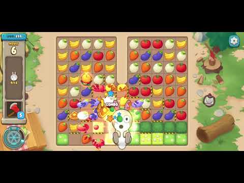 We Bare Bears Match3 Repairs Level 255 - No Boosters