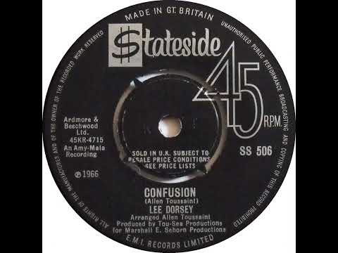 UK New Entry 1966 (138) Lee Dorsey - Confusion
