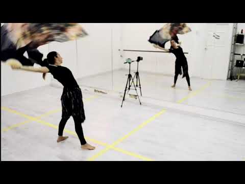 Bellydance fusion fan veils TUTORIAL / "River" Shahdana / online class LEARN WITH US ⬇⬇⬇