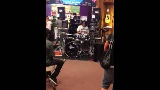 Eric Encinas Jr. @ Guitar Center Drumoff in Visalia 9/24/13