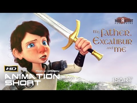 CGI 3D Animated Short Film "MY FATHER, EXCALIBUR AND ME" Funny Animation by IsArt Digital