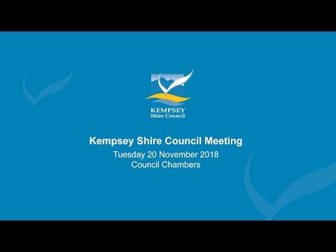 Kempsey Shire Council - Ordinary Council Meeting - 20 November 2018