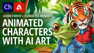 Making Animated Characters with AI Art (Adobe Character Animator Tutorial)