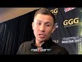GENNADY GOLOVKIN "IF I BEAT ROLLS, 99% CANELO IN SEPTEMBER" FOR CANELO VS GGG 3
