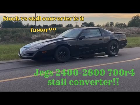 Stock vs stall converter 2400-2800. Will the 305sbc firebird shave off some more et!!!? #700r4