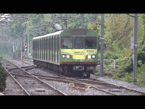 8300 Class Dart Train number 8304 - Clontarf Road Station, Dublin