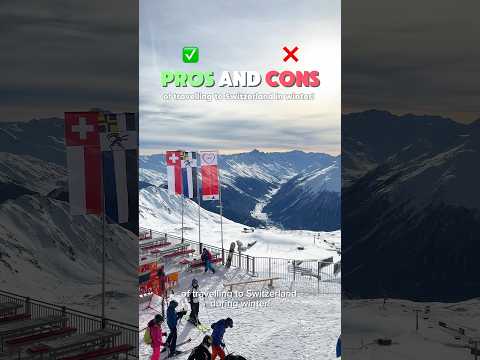VORTEILE UND NACHTEILE eines Besuchs in der Schweiz im Winter 🥶🎿⛷️🇨🇭 #swisstravels #switzerlandto...