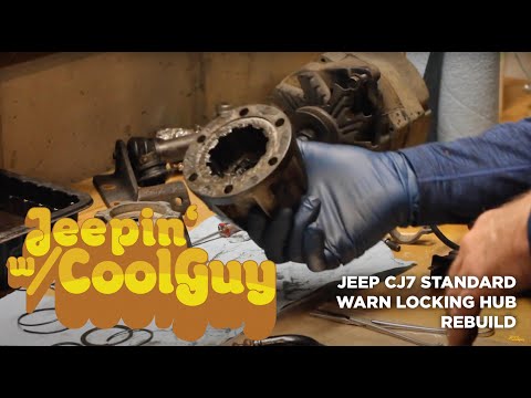 Jeep CJ7 WARN Locking Wheel Hub Rebuild