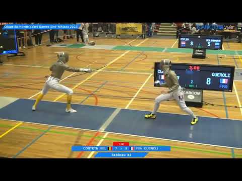 Sint Niklaas World Cup 2023 SWS - L32 - Jolien Corteyn BEL v Caroline Queroli FRA
