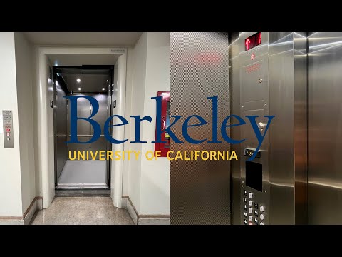 Ruined OTIS Black Button Traction Elevator - Wheeler Hall, UCB - Berkeley, CA