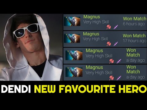 DENDI New Favourite Hero - Spam 13 Games in 2 Days 7.27 Dota 2