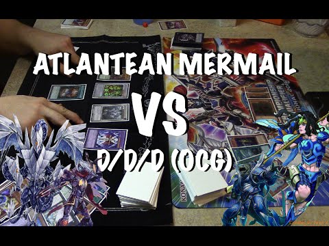 Yu-Gi-Oh Atlantean Mermail Vs D/D/D (OCG) - Full Match (Post April 2016 Ban List)