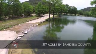 preview picture of video '317± Acres Bandera County - Cypress Trees-Lake-Two Creeks!!!'