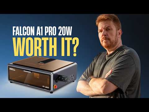 I Tested Creality's Enclosed 20W Laser (Falcon A1 Pro + 2W IR)