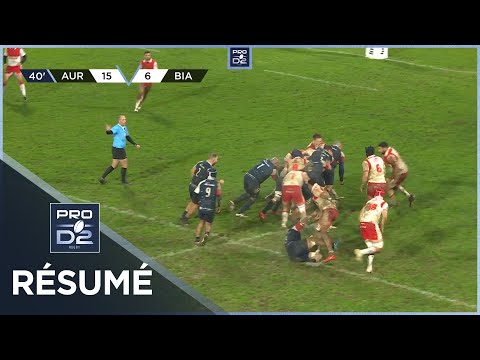 PRO D2 Saison 2023-2024 J12 - Résumé Stade Aurillacois - Biarritz Olympique PB