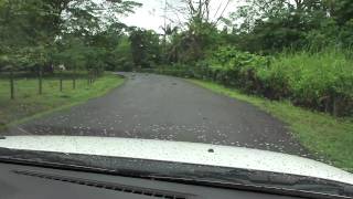 preview picture of video 'Costa Rica roads around Punta Uva'