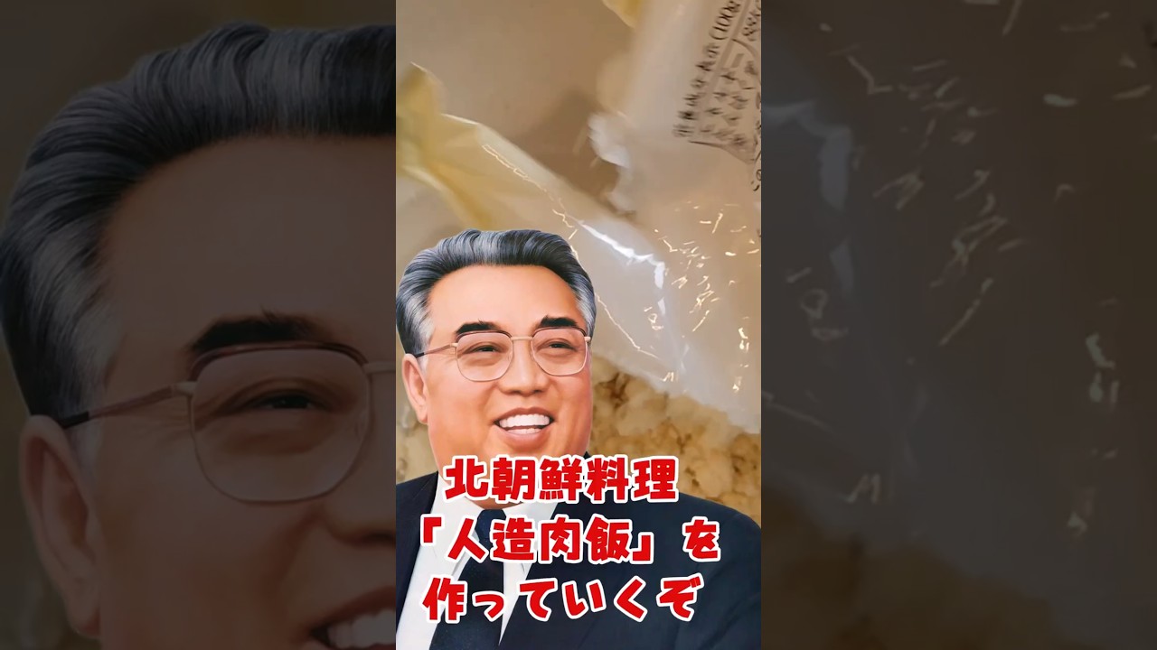 北朝鮮料理「人造肉飯」を作る！#料理  #ソ連 #ゆっくり実況