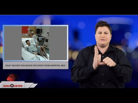 Deaf soccer fan sends pictures from hospital bed (ASL - 12.9.18)