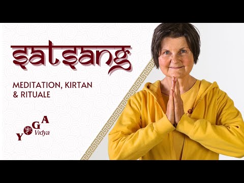 Ankommens-Satsang mit Shaktipriya "Lebenssinn" - Yoga Vidya Live, 08.02.2026, 20:00 Uhr