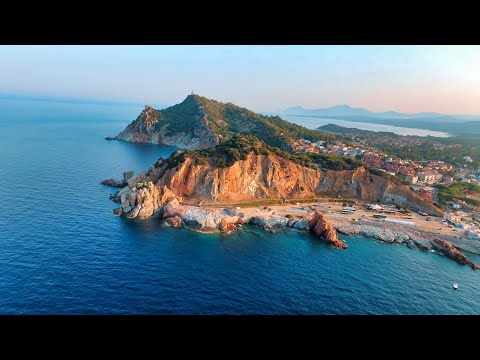 Flying Over the Red Rocks of Arbatax 🇮🇹 Sardinia’s Natural Wonder in 4K