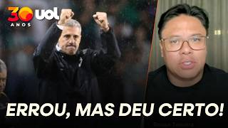 CRESPO TEVE MAIS SORTE QUE JUÍZO AO POUPAR TITULARES DO SÃO PAULO CONTRA O CORITIBA' RENAN ANALISA!