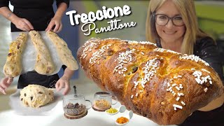 TRECCIONE PANETTONE brioche soffice FACILE di Natale TRECCIONE PANETTONE brioche soffice FACILE di Natale
