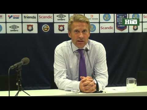HTV: Presskonferensen efter Örgryte IS - Hammarby