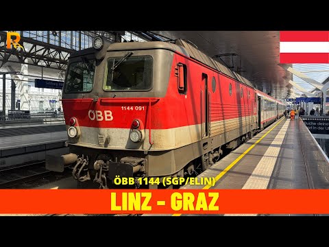 Führerstandsmitfahrt von Linz Hbf nach Graz Hbf (ÖBB, Österreich, Mai 2025) 4K